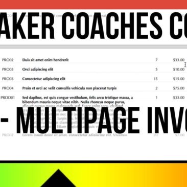 FileMaker Coaches Corner - Tip 3 - Multipage Invoices - Multipage Printing