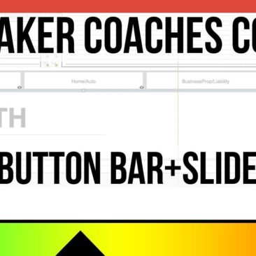 FileMaker Coaches Corner - Tip 7 - Button Bar + Slide Panel